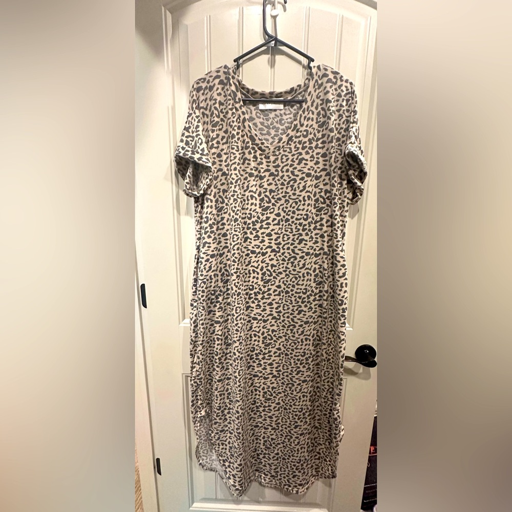 Leopard print maxi M/L